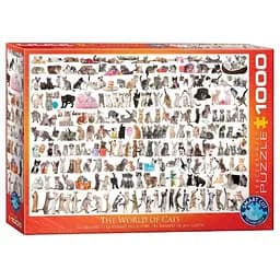 Пазл EuroGraphics Мир кошек коллаж 1000 эл. (6000-0580)