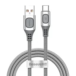 Кабель Baseus Flash Multiple Fast Charge Protocols Convertible USB Type-C USB 5 A Silver CATSS-A0S