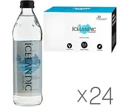 Icelandic Glacial, 0,33 л, упаковка 24 шт., Вода джерельна негазована, cкло