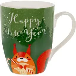 Кружка Lefard Holly jolly 350 мл зеленая (922-016)