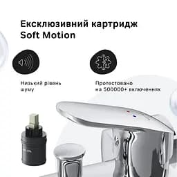 Змішувач для ванни AM.PM Like F8010000 - мініатюра 7