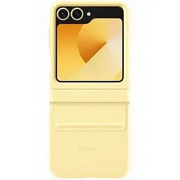 Шкіряний чохол Epik Leather Case AAA для Samsung Galaxy Z Flip6 Yellow