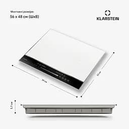 Індукційна варильна поверхня Klarstein DualTone Flex (10046721) - мініатюра 3
