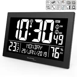 Годинник настінний Technoline WS8017 Black (WS8017) - мініатюра 2