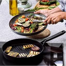 Сковорода-гриль KitchenAid Classic Forged Aluminium з керамічним покриттям 28 см (CC005681-001) - мініатюра 6