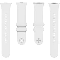 Силіконовий ремінець BeCover для Xiaomi Mi Smart Band 8 Pro White (710213) - мініатюра 4
