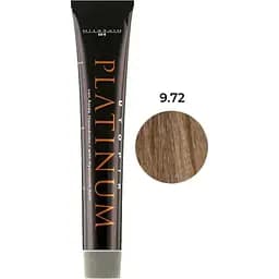Крем-фарба для волосся Hipertin Utopik Platinum 9.72 Дуже світлий блонд коричнево-перламутровий 60 мл