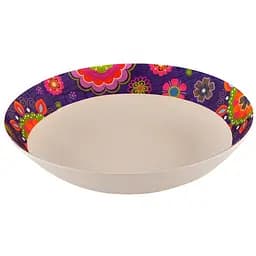 Тарелка Fissman из бамбукового волокна глубокая purpur 22x4.4 см (8961)