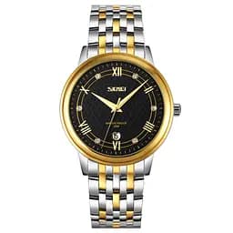 Наручные часы мужские 9272TGDBK-B Gold/Silver-Black Men Skmei acs0029818