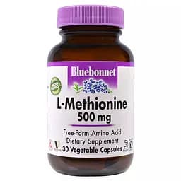 L-Метіонін Bluebonnet Nutrition 500 мг 30 гелевих капсул 