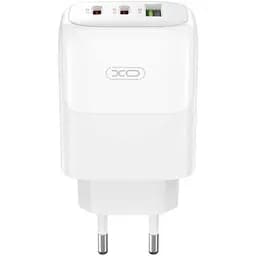 Мережевий зарядний пристрій XO L139 65W GaN nitride (1USB-A 45W+2USB-C 65W)