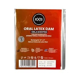 Латексна серветка для орального сексу EXS Oral Latex Dam Banana Scented