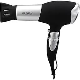 Фен для волосся Pritech LD-6071 багатофункціональний з насадками 2000 Вт сірий (LD-6071)