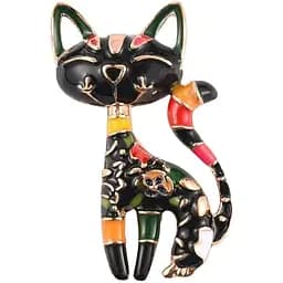 Брошь Котик брошь-булавка (494693360)