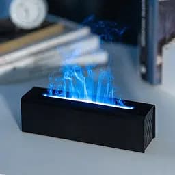 Зволожувач повітря портативний H3 Nordic Style Flame аромадифузор електричний ефект полум'я ПОДАРУНОК + 2 Арома олії Kinscoter 24.9х6.6х7.7 см hoz0012415 - мініатюра 6