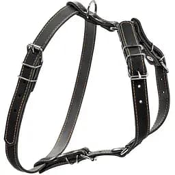 Шлея Collar одинарна для малих та середніх собак (ширина 20мм, А:40-56см, В:57-65см) чорний