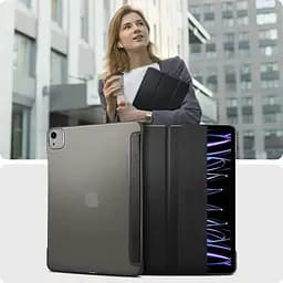 Чохол-книжка BeCover Tri Fold Hard для Apple iPad Air 13" M2/M3 2024/2025 Black (711471) - мініатюра 2