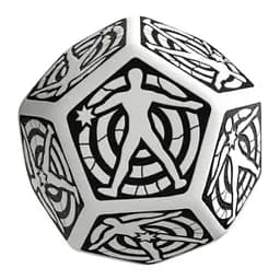 Кубик D12 Hit Location White & black die (12HIT02)