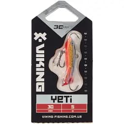 Балансир Viking Fishing Yeti Ice Jig 30mm 5.0g #10 Golden Dark - мініатюра 2