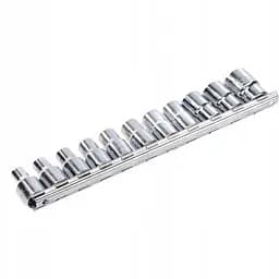 Набір 12-гранних головок на планці TOPTUL 12-гр. 1/2" 11ед. 8-22мм GAAQ1601U-12