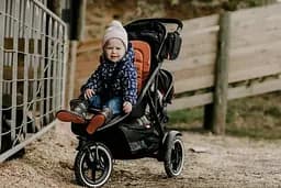 Бігова коляска Phil&Teds Sport + кораловий вкладка. - мініатюра 6