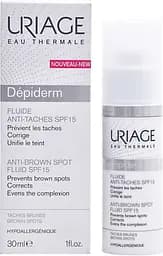 Емульсія для обличчя і тіла Uriage Dépiderm Fluide Anti-Taches SPF 15, проти пігментації, 30 мл - мініатюра 2
