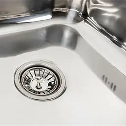 Кухонна мийка з нержавіючої сталі Platinum 8060 L поліровка (0,7/160 мм), Polish - мініатюра 5