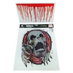 Наклейка Череп на унитаз