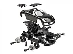 Конструктор Revell зі світлом та звуками Junior kit Porshe 911 Targa 4S чорний 00822 - мініатюра 4