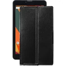 Чохол StatusCASE з екошкіри для планшету Bravis NB754 Чорний матовий