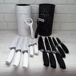 Набір кухонних ножів 7 предметів з підставкою Edenberg EB-5103