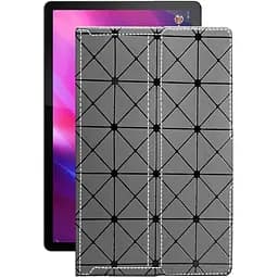 Чохол StatusCASE з екошкіри для планшету Lenovo Tab P11 Plus Сірий ромб