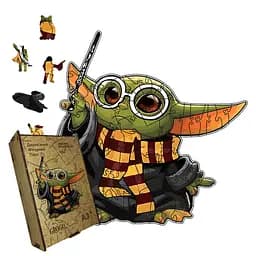 Пазл деревянный Волшебник Грога, А5, Картонная коробка 35 элементов