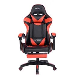Крісло геймерське Hanert G-Force з підставкою для ніг Black/Red - мініатюра 2