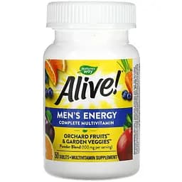 Мультивитаминный комплекс для мужчин Nature's Way Alive! Men's Energy Complete Multivitamin 50 таблеток