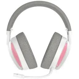 Навушники накладні XO BE46 2.4G Gaming Headset with Type-C+USB 2-in-1 Adapter Біло-рожеві