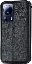 Чохол-книжка GETMAN Cubic Cover Case для Xiaomi 13 Lite Black [85850] - мініатюра 2