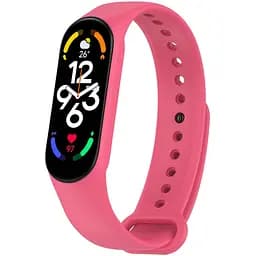 Силиконовый ремешок для Xiaomi Mi Band 7/6/5 Малиновый / Dragon Fruit