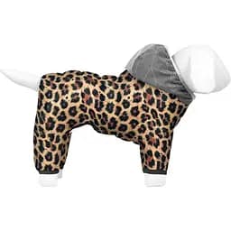 Комбинезон для собак Collar Waudog Clothes рисунок "Леопард", XS25, В 36-38 см, С 24-26 см