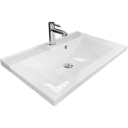 Раковина Adamant умывальник QUANTO искусственный камень прямоугольная