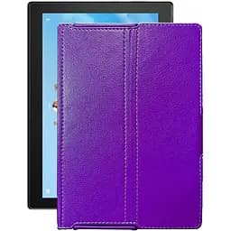 Чехол StatusCASE из экокожи для планшета Lenovo Tab 4 10 X304L LTE Фиолетовый