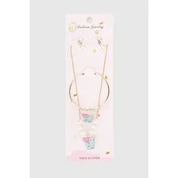 Набір прикрас для дівчинки Стакан QQ11111 Різнокольоровий (2000990713629)