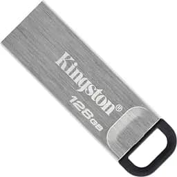 USB флеш-накопитель Kingston DataTraveler Kyson 128GB USB-A 3.2 Gen 1 Silver/Black (DTKN/128GB) [52238]