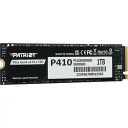Твердотільний накопичувач SSD Patriot 1Tb, P410, PCI-E 4.0 x4, M.2 2280, 3D TLC, 5000/4500 МБ/с teh0019772 - мініатюра 2
