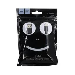 Кабель Hoco X13 Easy charged Lightning charging cable, ( L-1M ) Black - мініатюра 2