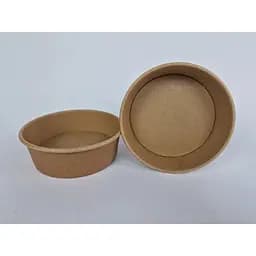Контейнер круглый kraft без крышки 550 мл Ø 150 мм 50 шт.