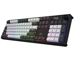 Клавіатура ігрова механічна HATOR HTK-4100-UA Wireless Skyfall 100 PRO Black-White Aurum Vanila Silent switches - мініатюра 3