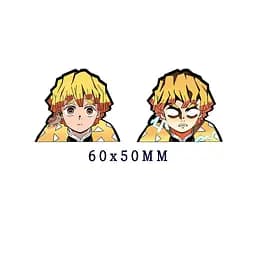 Голографічна наклейка Клинок, що розсікає демонів Зеніцу Demon Slayer Zenitsu