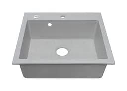 Кухонна мийка Adamant Prizma 590x495x200 old stone 432223, Сірий - мініатюра 2