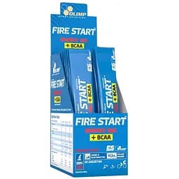 Предтренировочный комплекс Olimp Fire Start Energy Gel+BCAA Апельсин 20x36 г